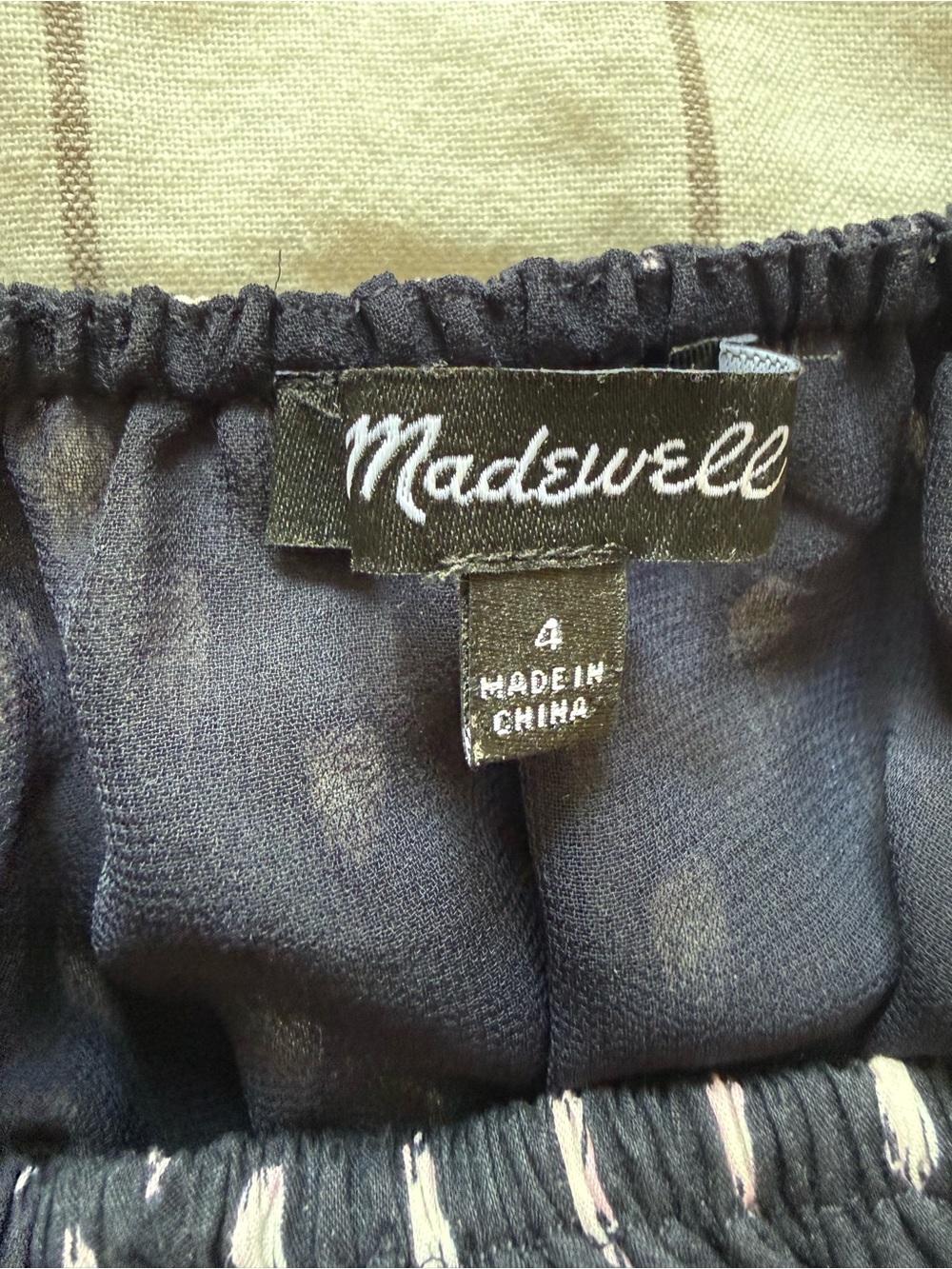 NOT FOR SALS Madewell Black Polka Dot Smocked Maxi Dress - Picture 4 of 6